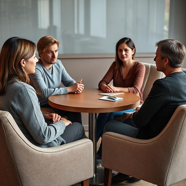 encuestadora en la calle